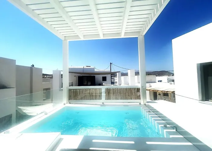 Paros B With Private Jacuzzi * 纳乌萨